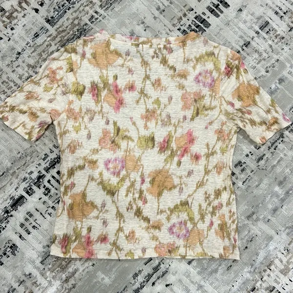 Rebecca Taylor linen short sleeve tee - Image 2