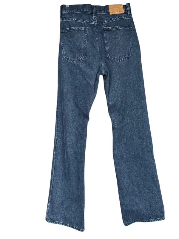 Aritzia Denim‎ Forum The Farrah Hi-Rise Wide Black Jeans Sz 27 - Image 8