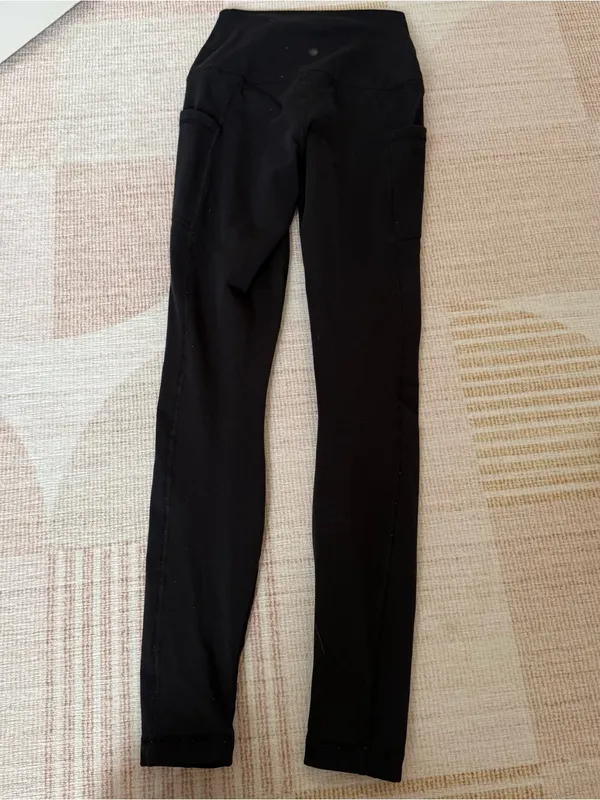 Yogalicious Lux Polarlux Tribeca Full Length Tight XSmall Black EUC - Image 5