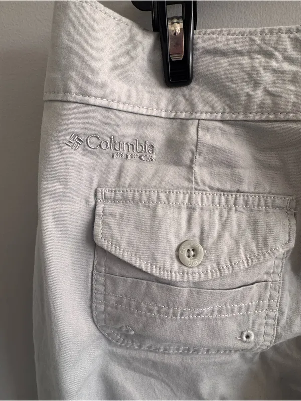 Columbia PFG Omni-Shade‎ Capri Pants Womens 6 Gray Fishing Outdoor - Image 6