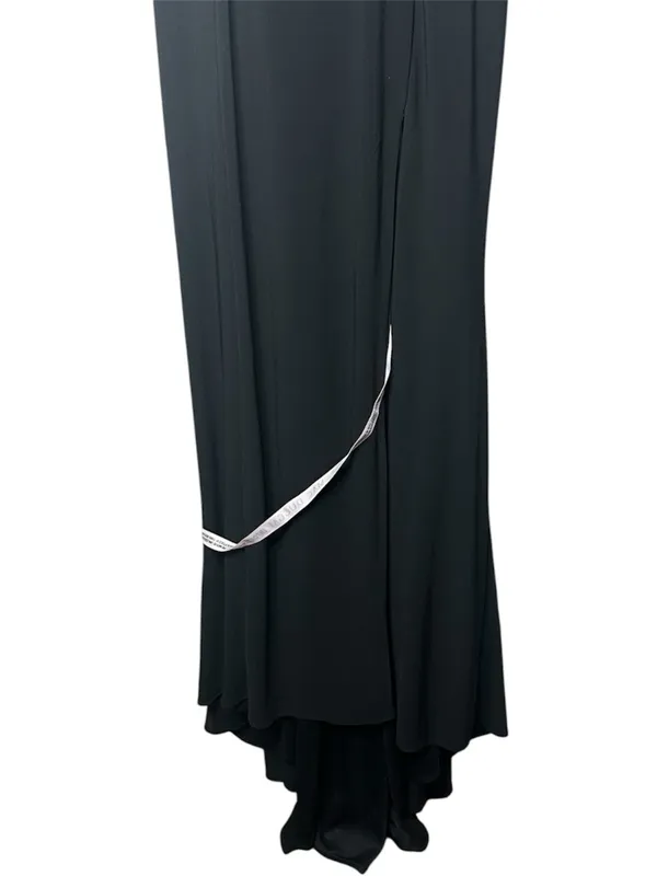 IEENA Mac Duggal Plunge Neck High Slit Gown Dress Size 10 NWT - Image 4