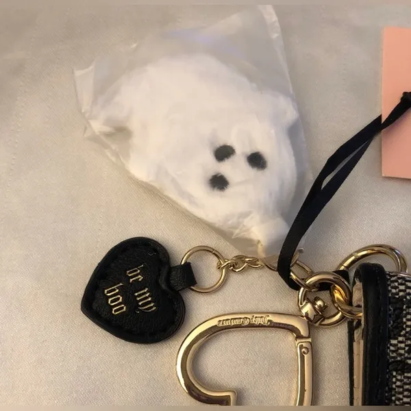 Juicy Couture Spooky Card Holder Wallet with Ghost and “be my boo” Charm - Image 2