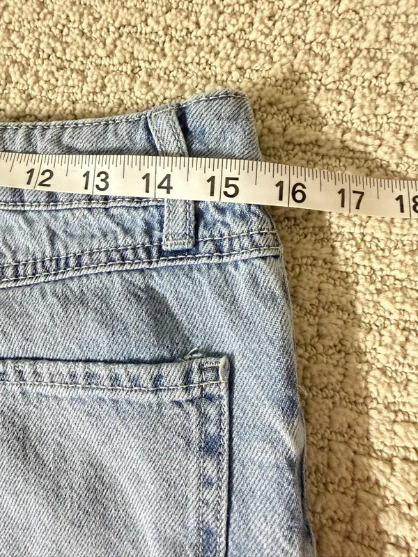 Rewash Light Wash Wide-Leg Jeans - Image 4