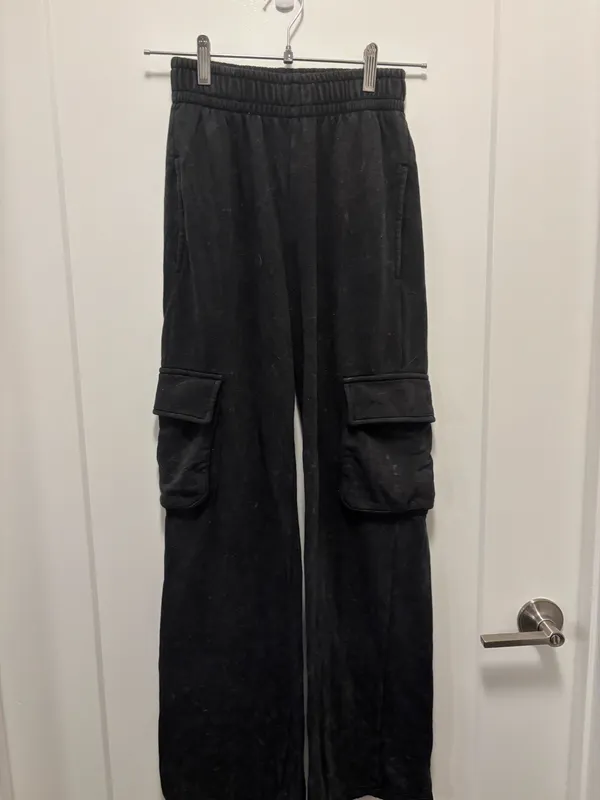 Wild Fable Black Cargo Sweatpants - Image 2