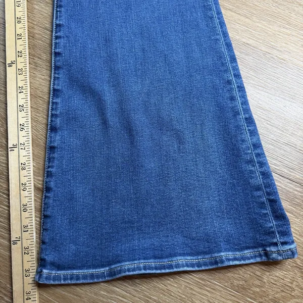 Abercrombie Curve Love 70s Flare Jeans Womens 30 10L Ultra High Rise Long - Image 11