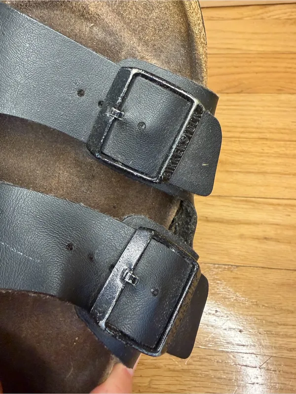 Birkenstock Arizona Birko-Flor Sandals in Black - Size 40 - Image 9