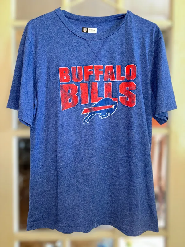 Buffalo Bills NFL Team Apparel Men's Large Short Sleeve T-Shirt Sporty Fanware - Image 11