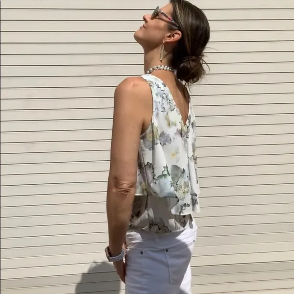 Philosophy Floral Ruffle Top - Image 6