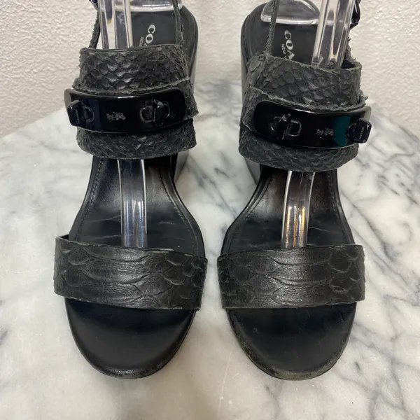 Coach Black Dennis Heels - Image 3