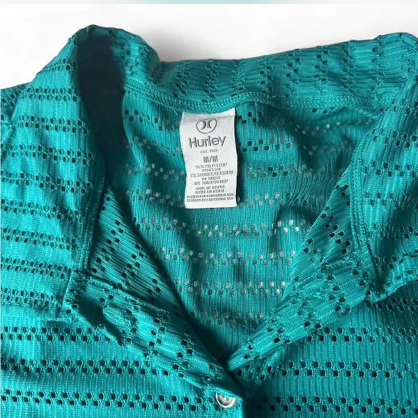 Hurley Lightweight Crochet 2-Piece Swim Cover-Up Set. - Image 7