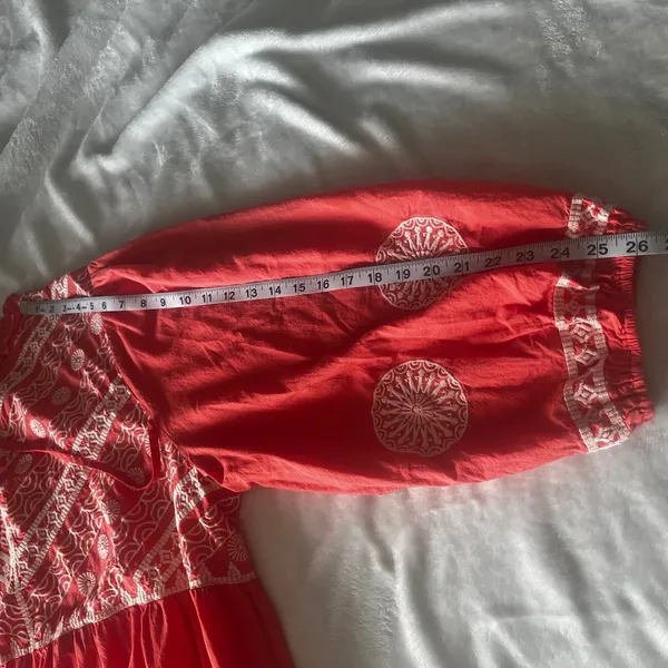 Women's‎ Cato Red Embroidered Blouse 22/24W - Image 7