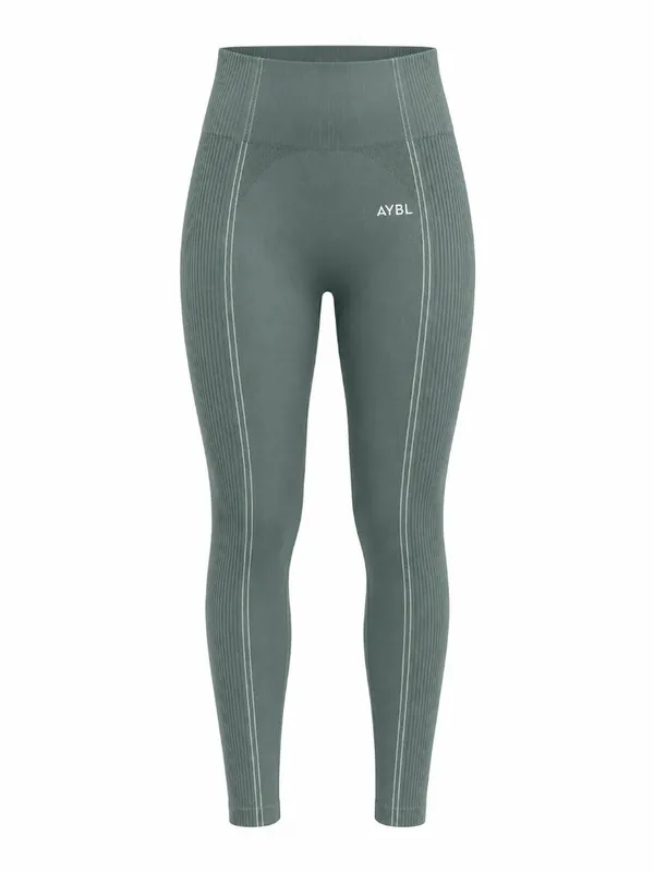 AYBL Reflex Seamless High Rise Leggings Teal Green S - Image 2