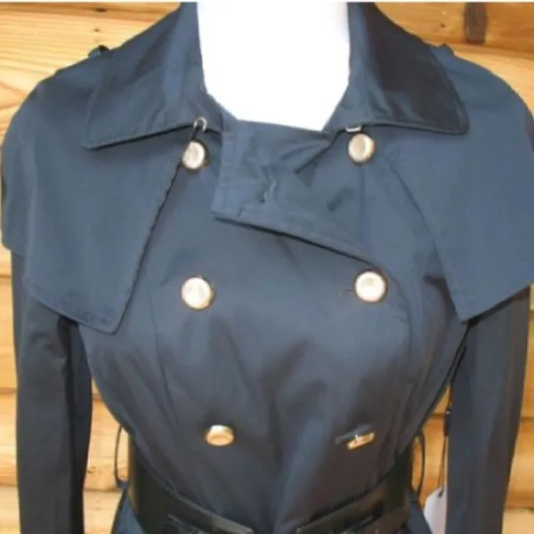 NWT Bebe Black Trench Coat - Image 3