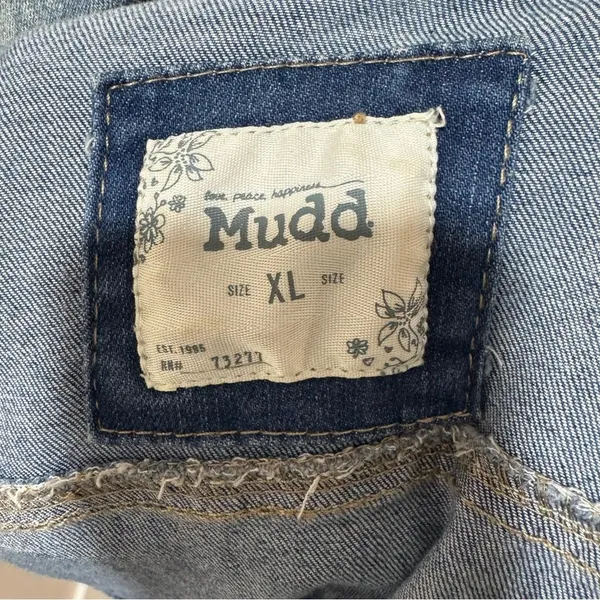 size medium acid wash‎ jeans jacket XL - Image 7