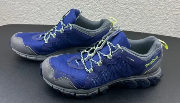 Reebok DMX Ride Trail Shoes Size 7 Women's Blue/Yellow Trail Sneakers - Image 3