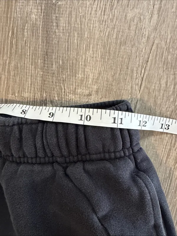 Lululemon XXS Scuba Mid Rise Oversized Black Elastic Waist Sweatpants Joggers - Image 3