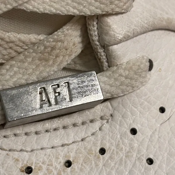 Nike Air Force 1 Sage‎ Low Womens White Platform Sneakers AR5339-100 Size 8 - Image 5