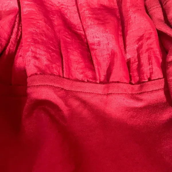Women’s long sleeve Top Red Size L - Image 4