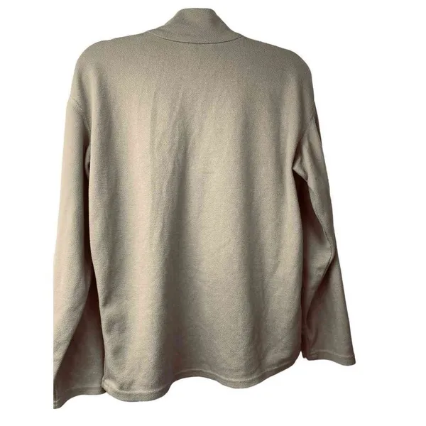 North Face 1/4 zip Pullover gray size small long sleeve - Image 3