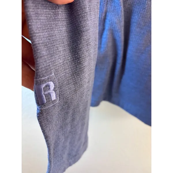 Patagonia R1 Regulator Quarter Zip Pullover Womens Small Purple Grid Fleece USA - Image 8