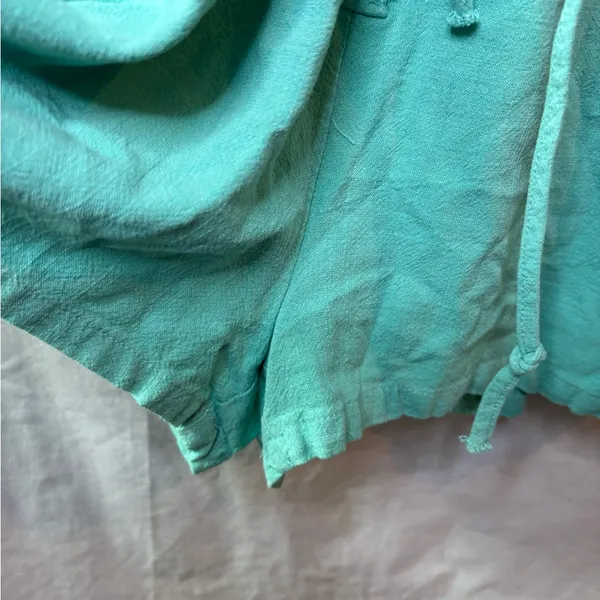 She + Sky Aqua Romper Size Medium - Image 3