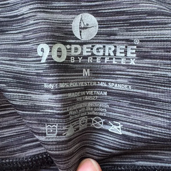90 Degree By Reflex High Rise Ankle Length Pocketed Leggings - Image 10