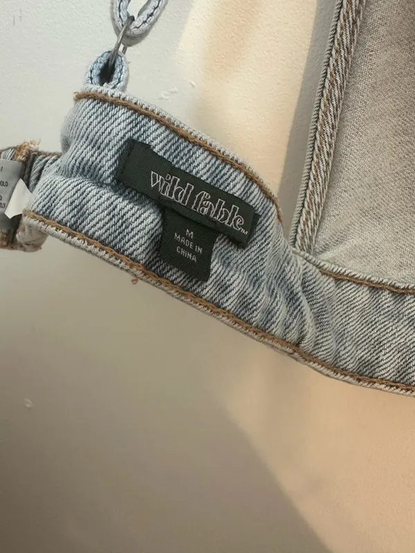 Target Denim Bra Top - Image 6