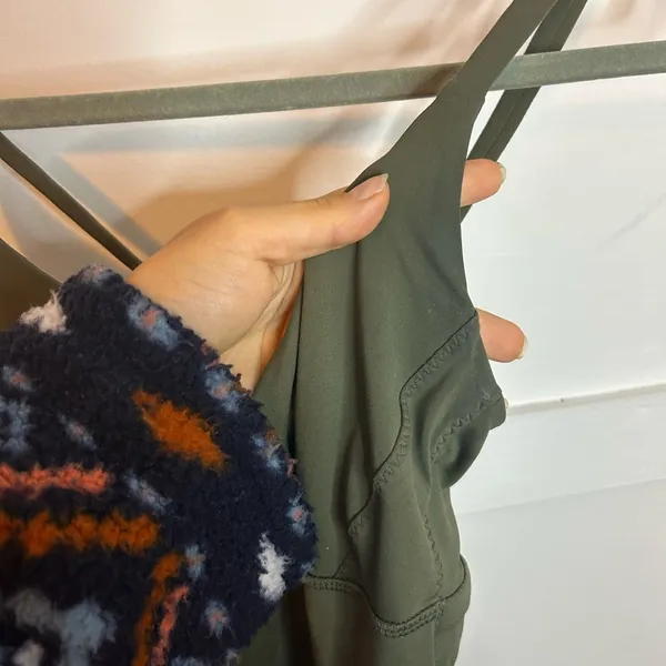 Lululemon Olive Green Strappy Active Tank - Image 3