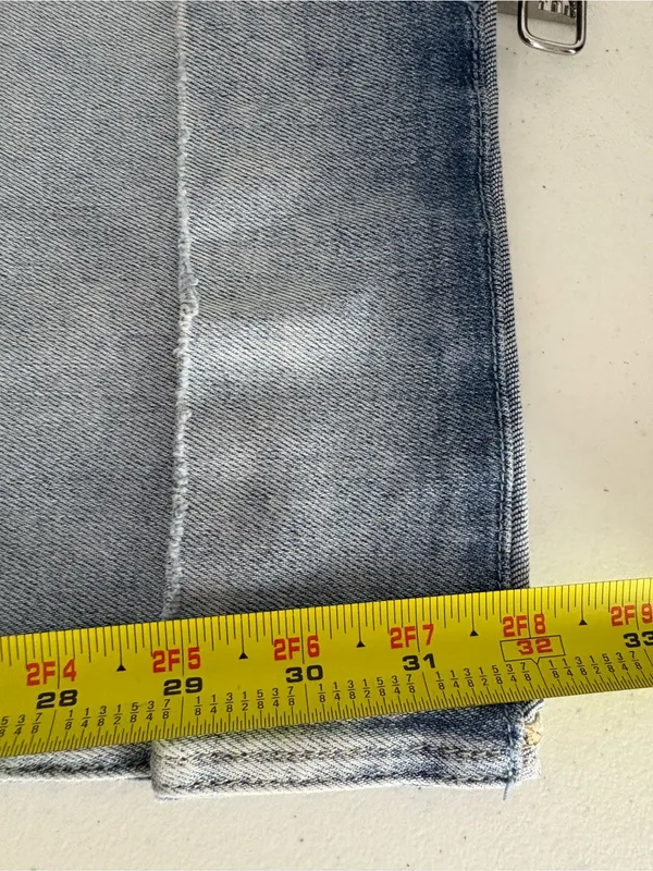 Risen Medium Wash Wide Leg Cuffed Denim Jeans Plus Size 2X 18/20 NEW NWT - Image 8