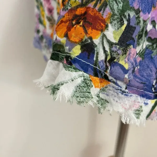 Anthropologie Raga Sleeveless Floral Swing Blouse S - Image 5