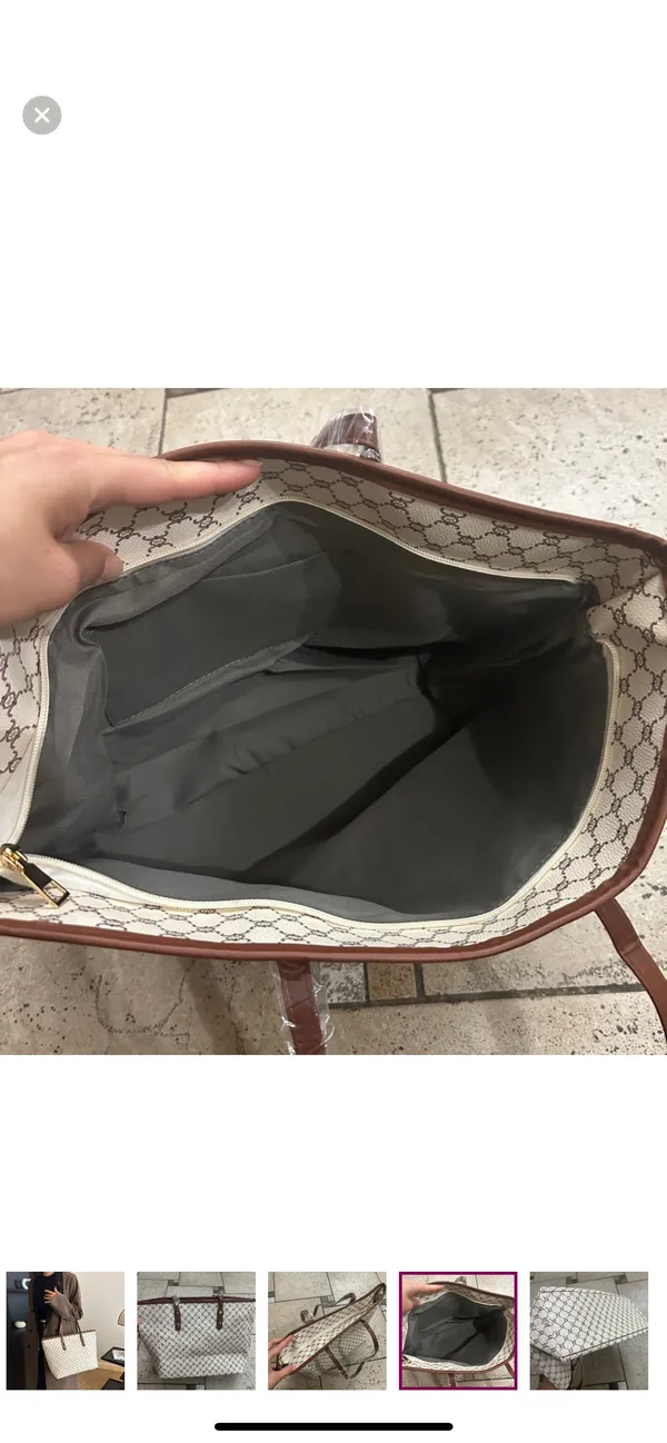 New women large tote with zipper - Image 8