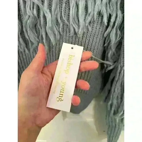 Bishop and Young Glam Slam Fringe Sweater‎ size S NWT - Image 3