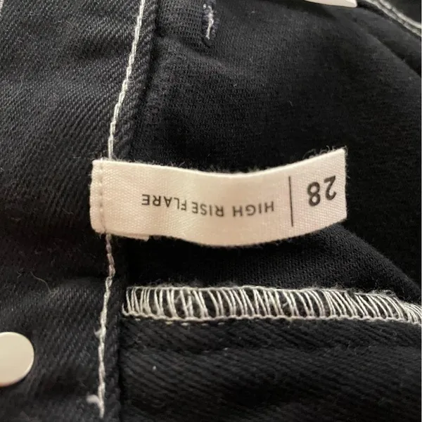 Pacsun Black Flare Jeans - Image 5