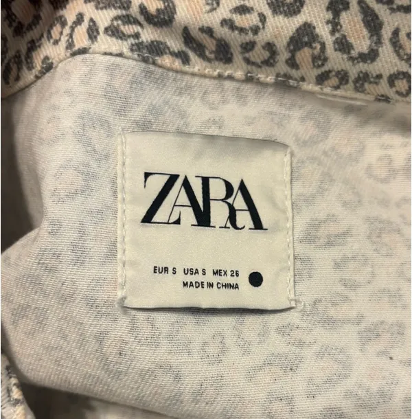 ZARA Jacket Small Denim - Image 3