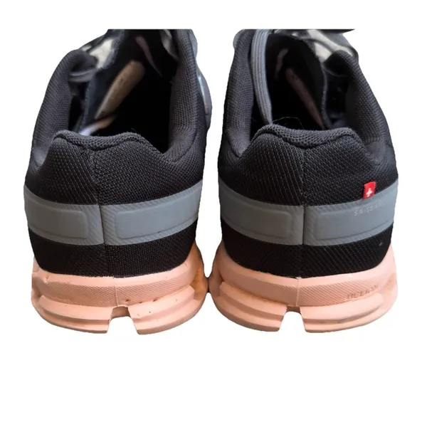 On Cloud Women's Cloudflow Gray And Pink‎ Athletic Running Sneaker Shoes Size 9 - Image 5