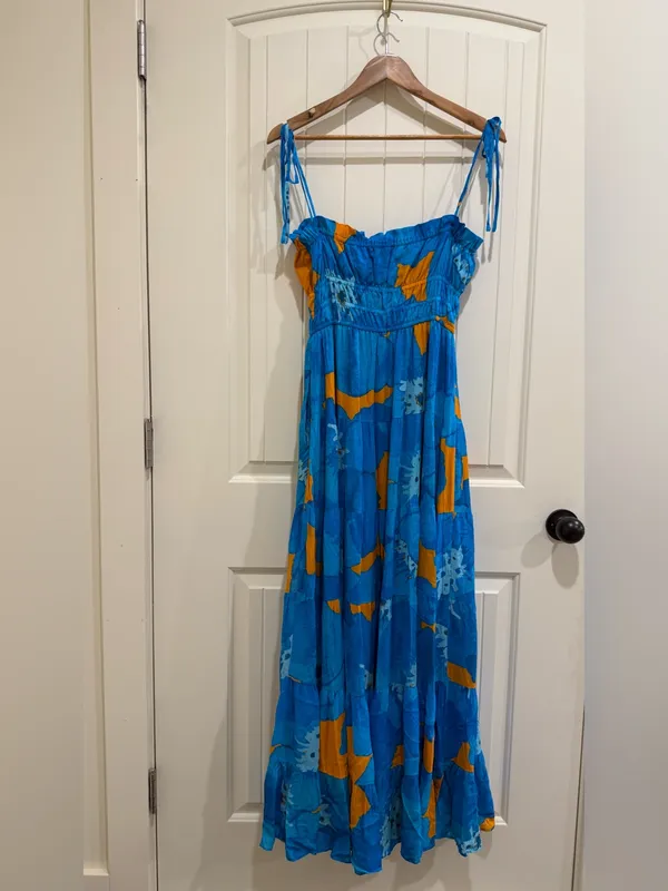 Anthropologie Hutch Flynn Smocked Printed Maxi Dress - Image 5