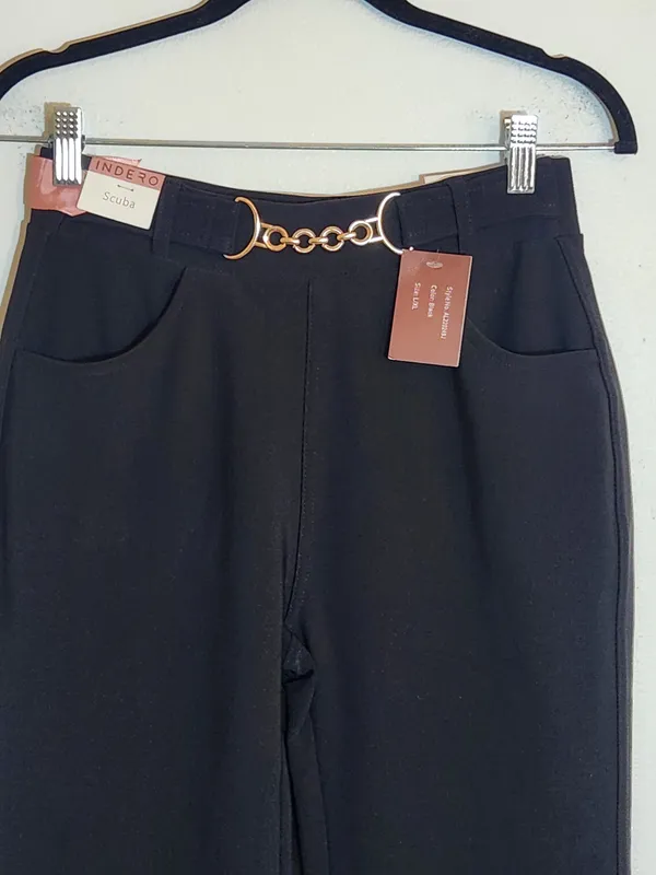 Indero Black Flare Pants NWT Size Large/XL - Image 2