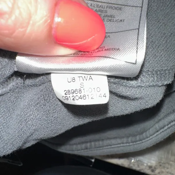 Nike Vintage Wash Sweat Shorts Lounge Activewear Drawstring Pocket Gray S‎ - Image 4