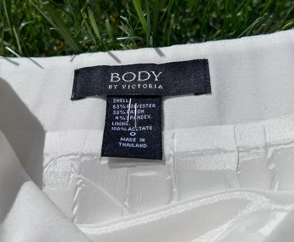 Victoria's Secret Body By Victoria White Pleated Mini Skirt - Image 3