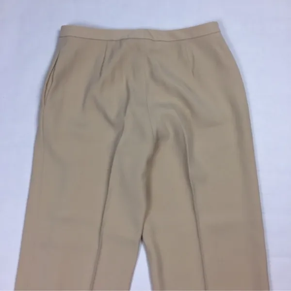 Calvin Klein Tan Straight‎ Leg Dress Pant Contemporary Size 6 - Image 4