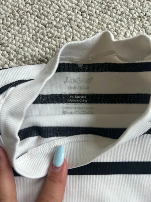 Striped top White - Image 3