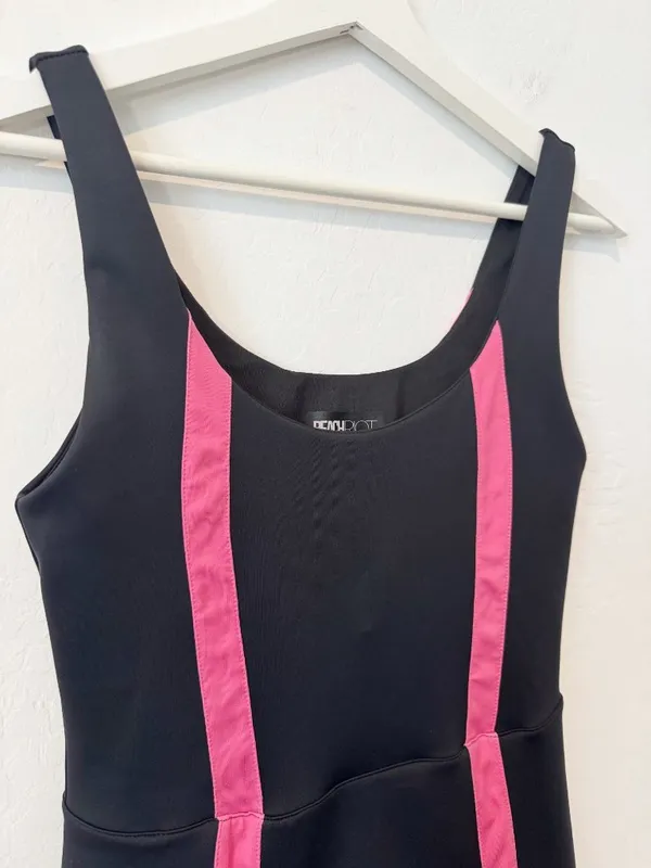 Beach Riot Bay Tennis Dress Size Small Black Skort Pickleball Golf Retro Preppy - Image 3