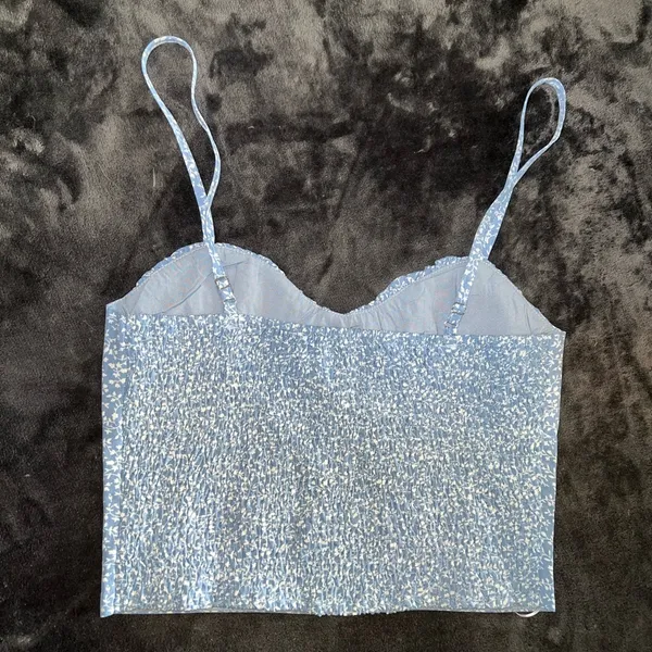 Princess Polly Tiarnie Top in Blue Size 6 - Image 8