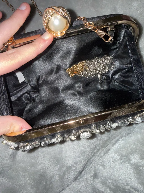 Amazon Elegant Beaded Clutch Purse - Image 4