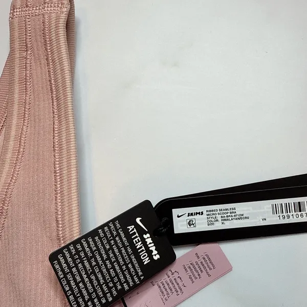 NWT Skims x Nike Ribbed Seamless Micro Scoop Bra - Image 6