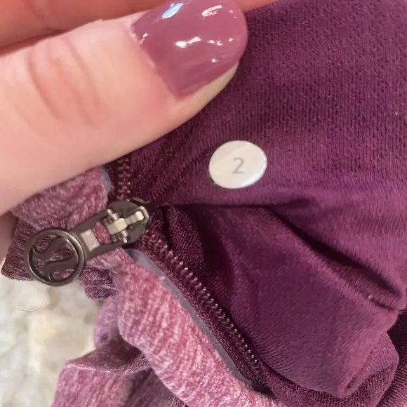 Lululemon Run Your Heart Out Pullover Quarter Zip in Heathered‎ Plum - Image 5