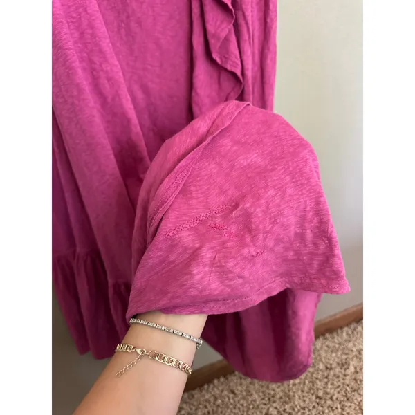 FREE PEOPLE Elisa Maxi Dress in Dahlia Mauve Size Medium - Image 8