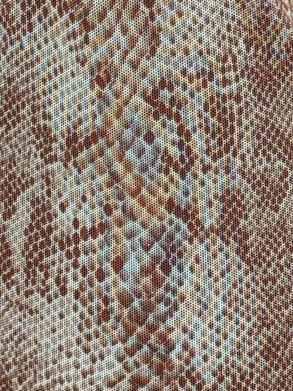 Vintage Brown multi snake print maxi dress size xs/s - Image 3