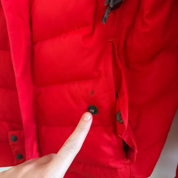 The North Face Women’s Bright Red Puffer Ski Coat - Image 5