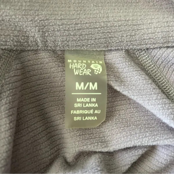 Mountain Hardwear Lavender Pull On Athletic Sweatshirt Medium Snap Closure - Image 3